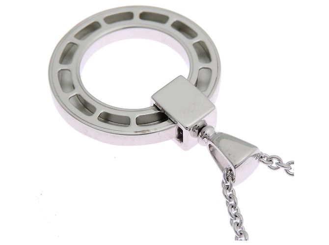 Bulgari Collana Bvlgari in diamanti e oro bianco 18K - vista 3