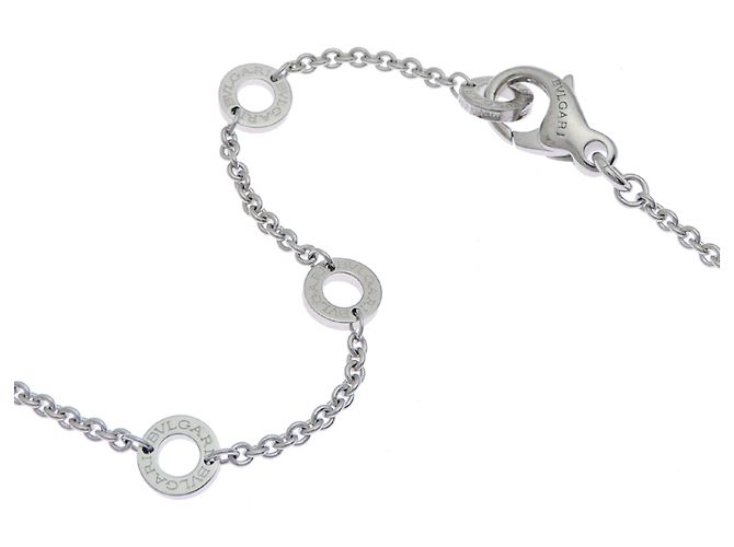 Bulgari Collana Bvlgari in diamanti e oro bianco 18K - vista 4