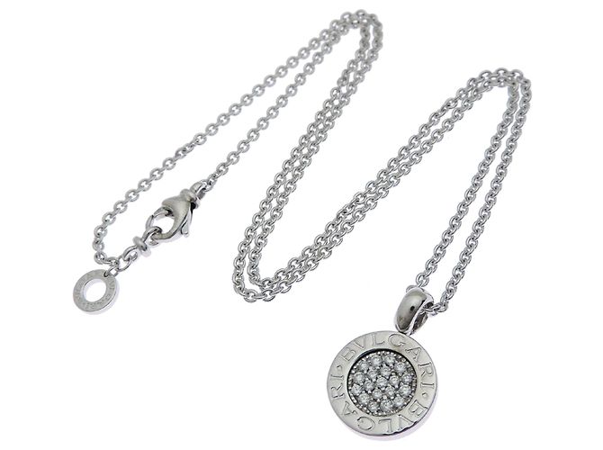 Bulgari Collana Bvlgari in oro bianco 18K e diamanti - vista 7