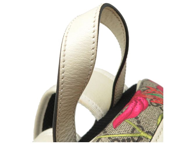 Zaino Gucci GG Flora da donna Bianco Beige - vista 5