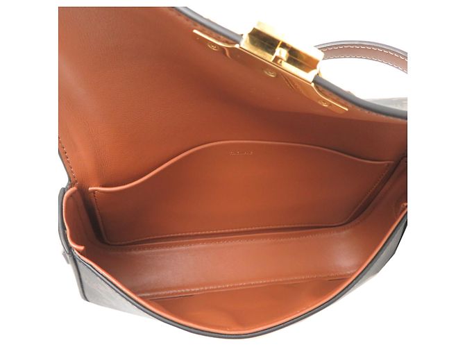 Céline Borsa a tracolla Celine Claude da donna Marrone - vista 6