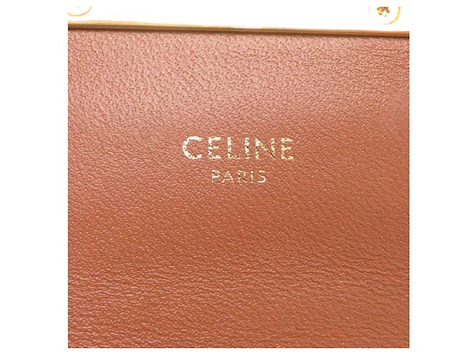 Céline Borsa a tracolla Celine Claude da donna Marrone - vista 7