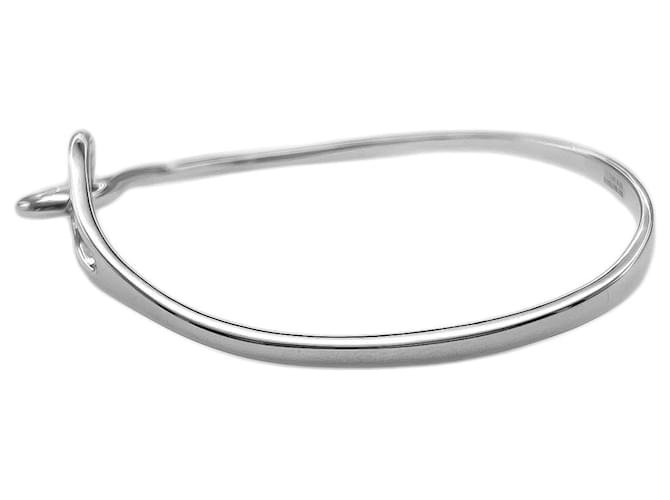 Tiffany & Co Bracciale rigido Tiffany Double Loop Argento - vista 2