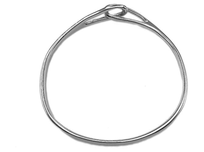 Tiffany & Co Bracciale rigido Tiffany Double Loop Argento - vista 5