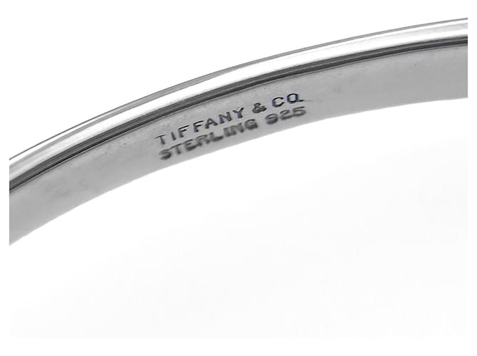 Tiffany & Co Bracciale rigido Tiffany Double Loop Argento - vista 8