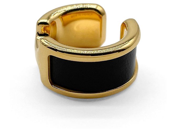 Hermès Orecchini Ear Cuff Hermes Olympe PM Nero D'oro - vista 2
