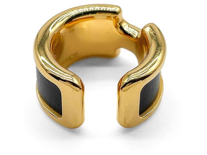 Hermès Orecchini Ear Cuff Hermes Olympe PM Nero D'oro - vista 4