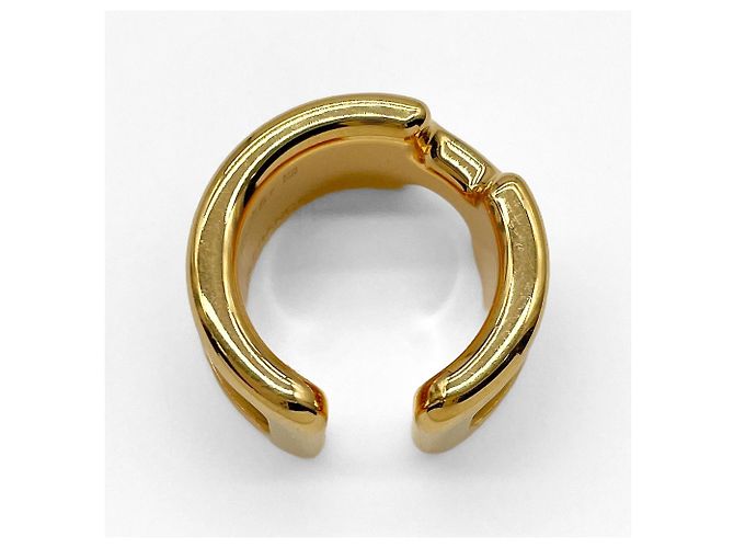 Hermès Orecchini Ear Cuff Hermes Olympe PM Nero D'oro - vista 5