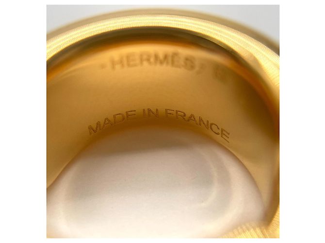 Hermès Orecchini Ear Cuff Hermes Olympe PM Nero D'oro - vista 7