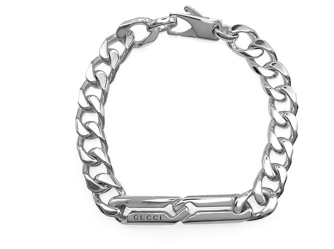 Bracciale in argento con ciondolo nodo infinito Gucci - vista 2
