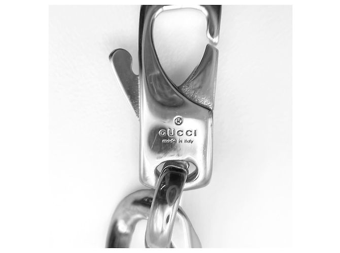 Bracciale in argento con ciondolo nodo infinito Gucci - vista 8