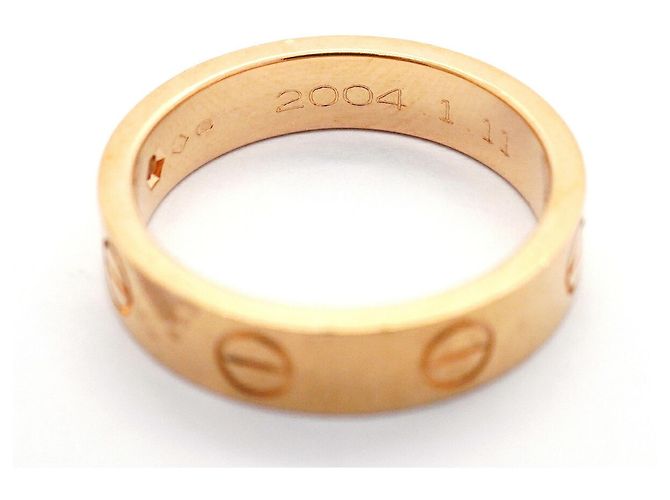 Anello Mini Love Cartier in oro rosa 18K - vista 5