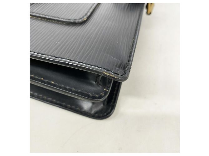 Borsa Louis Vuitton Epi Biface M52322 Noir Nero - vista 12