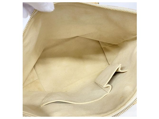 Borsa Louis Vuitton Damier Azur Saleya PM Bianco - vista 4