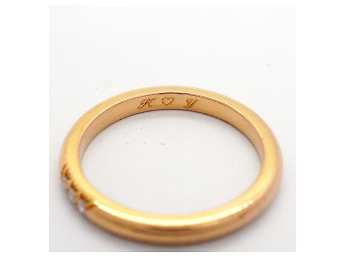 Tiffany & Co. Ehering aus 18K Roségold mit Diamanten - Ansicht 5