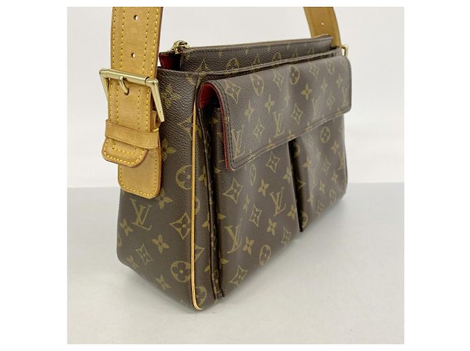 Borsa a tracolla Louis Vuitton Monogram Vivacite GM Marrone - vista 2