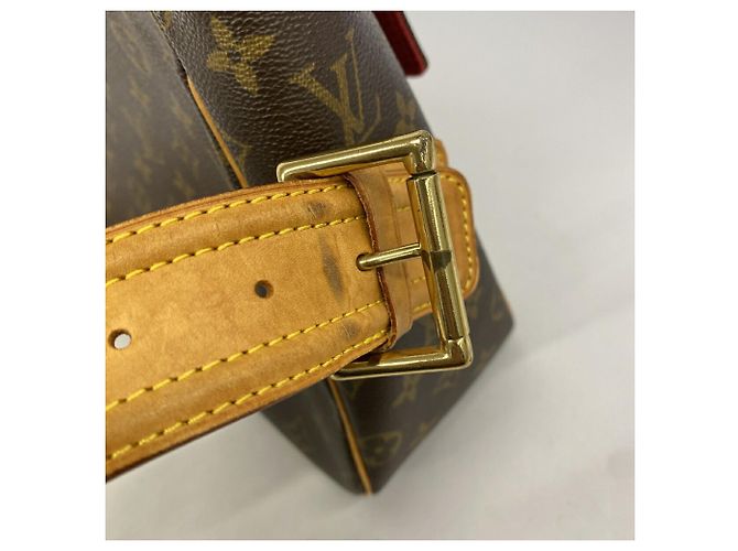 Borsa a tracolla Louis Vuitton Monogram Vivacite GM Marrone - vista 8