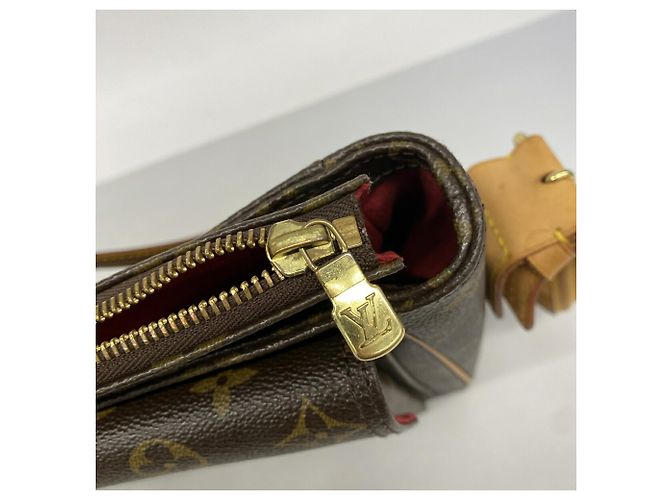 Borsa a tracolla Louis Vuitton Monogram Vivacite GM Marrone - vista 9