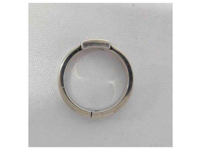 Hermès Anello Hermes Hercules Silver Band Ring Argento - vista 3