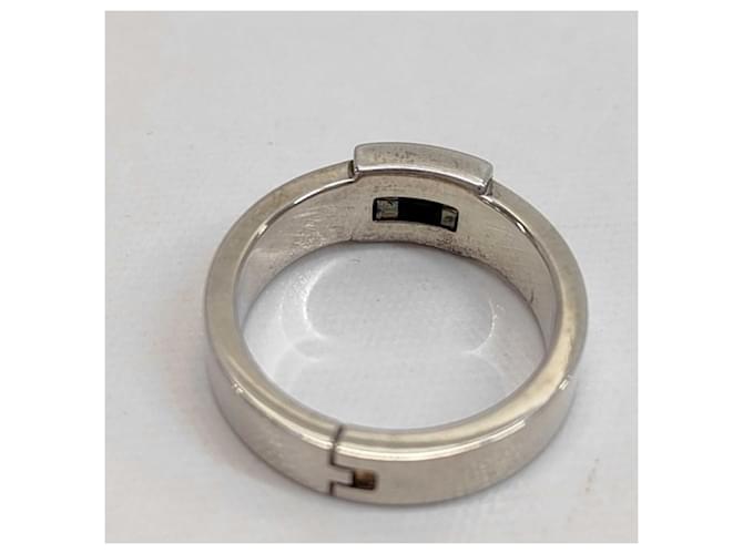 Hermès Anello Hermes Hercules Silver Band Ring Argento - vista 6