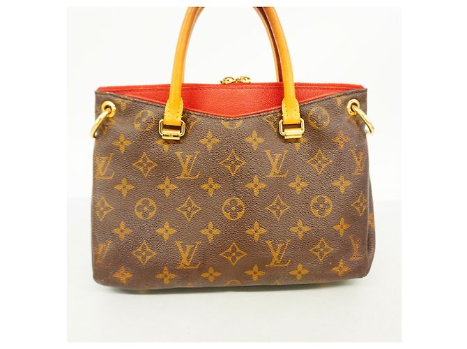 Borsa Louis Vuitton Monogram Pallas BB Marrone Fuschia - vista 10