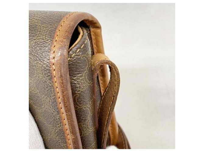 Céline Borsa a tracolla Celine Macadam Marrone - vista 7