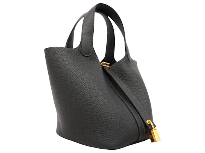 Hermès Borsa Hermes Picotin Lock PM Nero - vista 2