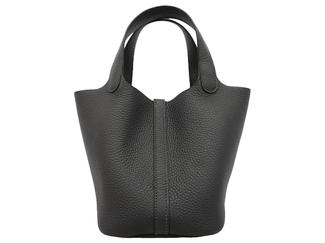 Hermès Borsa Hermes Picotin Lock PM Nero - vista 8
