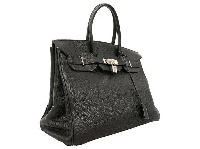 Hermès Borsa Hermes Birkin 35 Togo Black Nero - vista 2