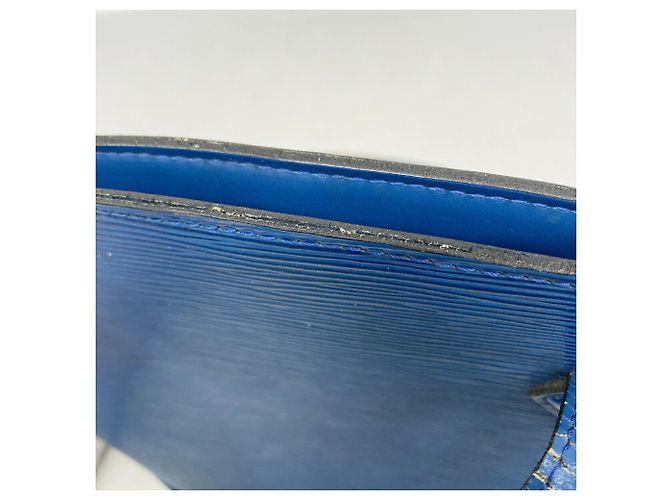Borsa Louis Vuitton Epi Saint Jacques Blu - vista 10