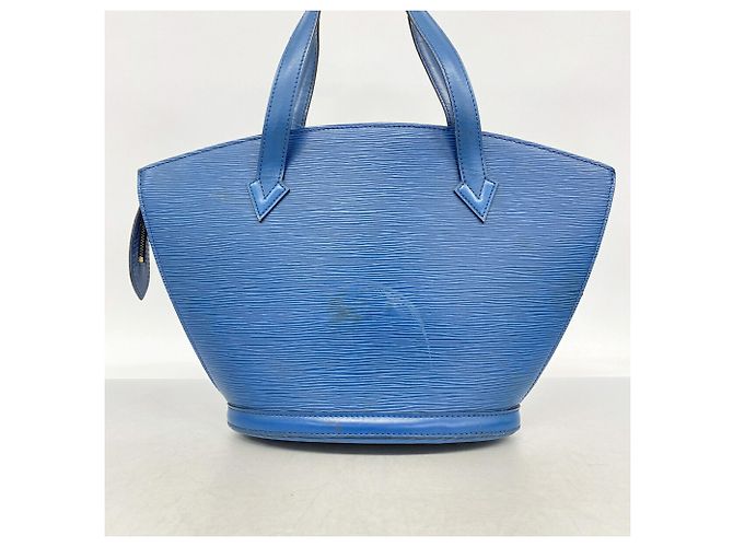 Borsa Louis Vuitton Epi Saint Jacques Blu - vista 12