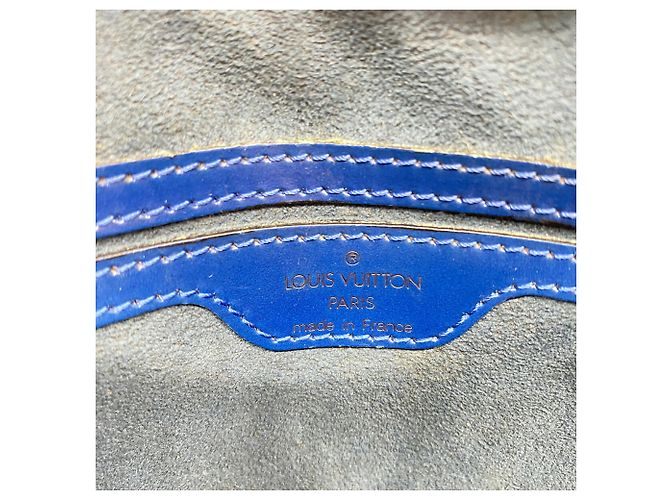 Borsa Louis Vuitton Epi Saint Jacques Blu - vista 5