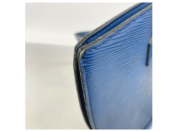 Borsa Louis Vuitton Epi Saint Jacques Blu - vista 6