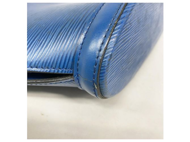 Borsa Louis Vuitton Epi Saint Jacques Blu - vista 9