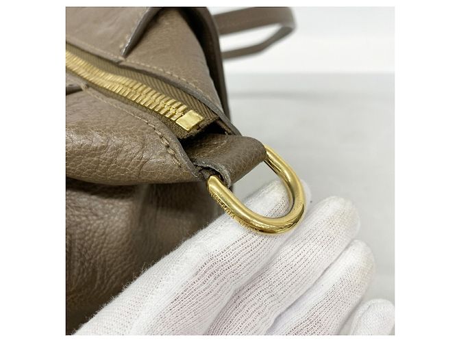 Borsa Louis Vuitton Monogram Empreinte Lumineuse PM Marrone - vista 10