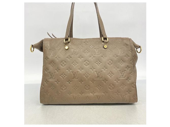 Borsa Louis Vuitton Monogram Empreinte Lumineuse PM Marrone - vista 12