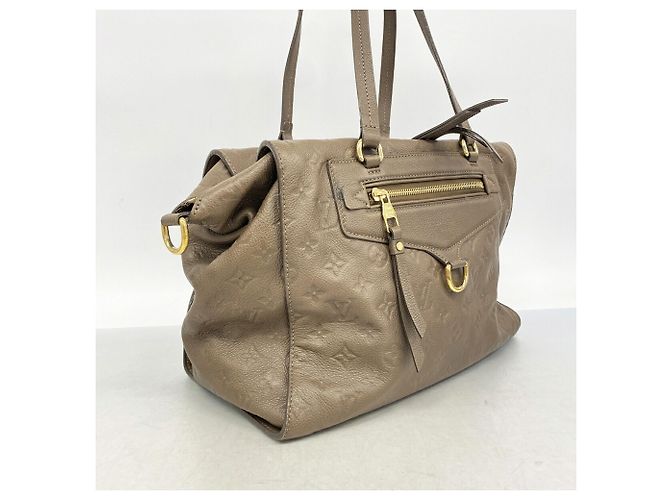 Borsa Louis Vuitton Monogram Empreinte Lumineuse PM Marrone - vista 2