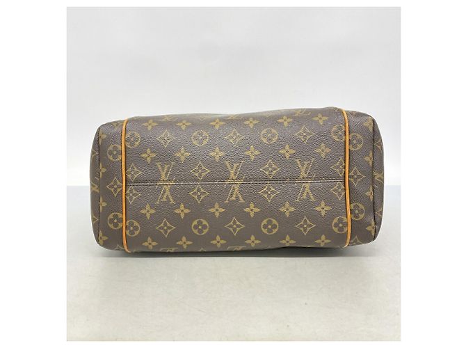 Borsa Tote Louis Vuitton Monogram Totally MM Marrone - vista 3