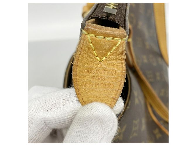 Borsa Tote Louis Vuitton Monogram Totally MM Marrone - vista 5