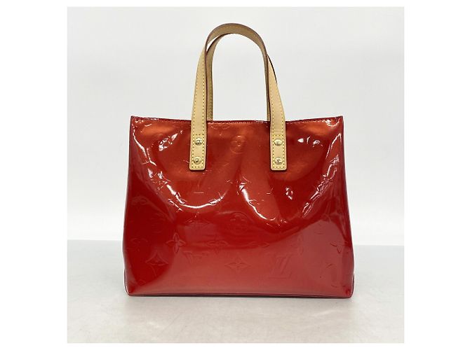 Borsa Louis Vuitton Vernis Lead PM Rosso - vista 10