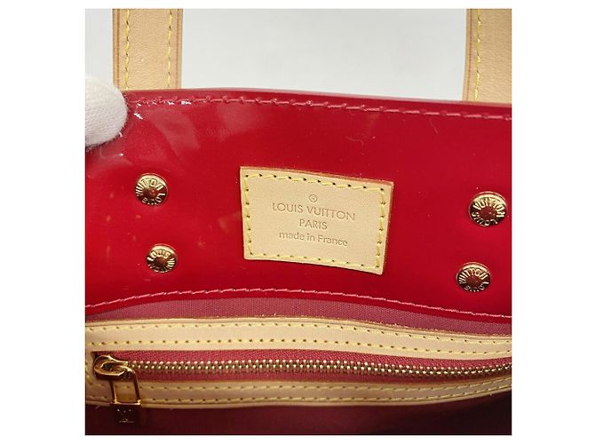 Borsa Louis Vuitton Vernis Lead PM Rosso - vista 5