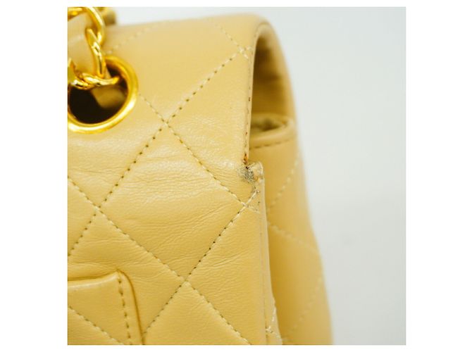 Borsa a tracolla Chanel Matelassé Beige - vista 6