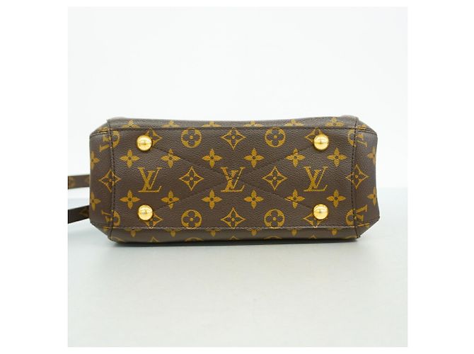 Borsa Louis Vuitton Monogram Montaigne BB Marrone - vista 3