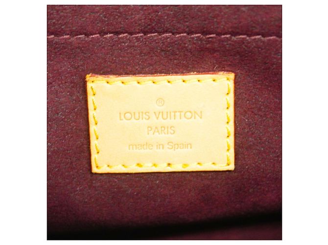 Borsa Louis Vuitton Monogram Montaigne BB Marrone - vista 5