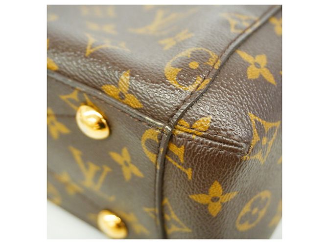 Borsa Louis Vuitton Monogram Montaigne BB Marrone - vista 6