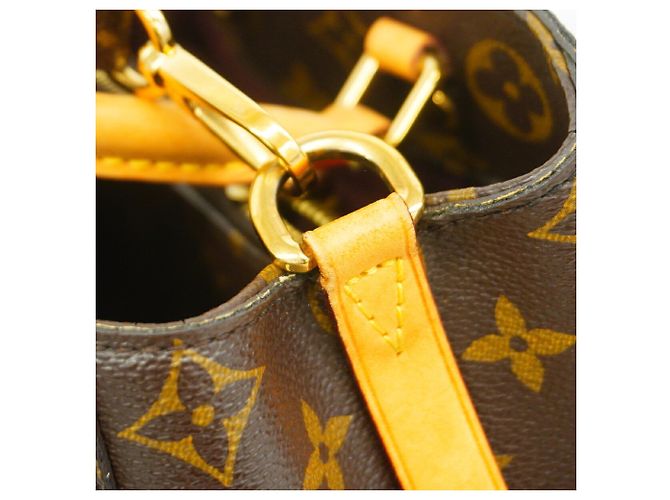 Borsa Louis Vuitton Monogram Montaigne BB Marrone - vista 9
