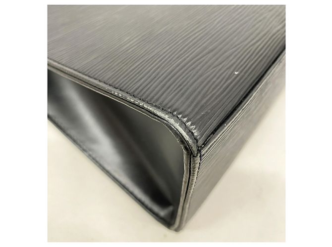 Borsa Tote Louis Vuitton Epi Gem Noir Nero - vista 6