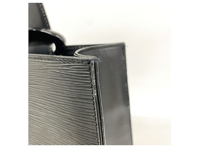Borsa Tote Louis Vuitton Epi Gem Noir Nero - vista 7