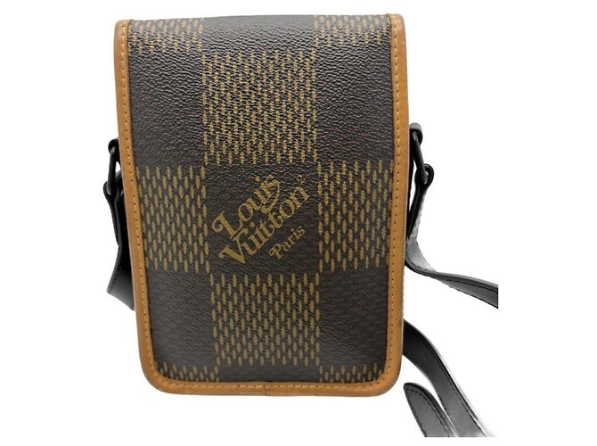 Borsa a Tracolla/Spalla Louis Vuitton Brown Damier Giant Marrone - vista 2
