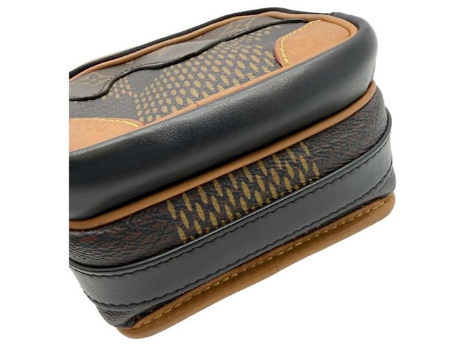 Borsa a Tracolla/Spalla Louis Vuitton Brown Damier Giant Marrone - vista 5